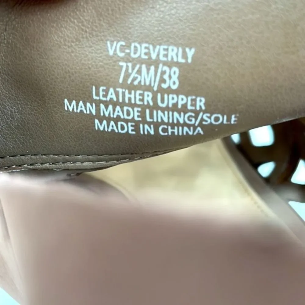 Vince Camuto Cutout Nubuck Sandals- Deverly - Picture 7 of 9
